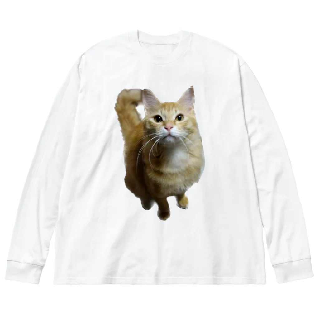 トロールショップの我が家のお猫様が見てます(笑) Big Long Sleeve T-Shirt