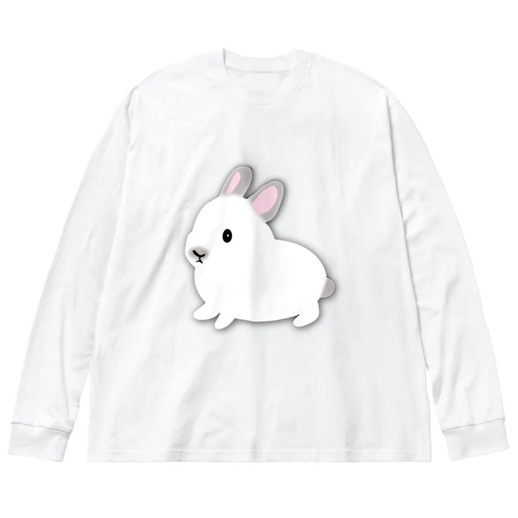 whiterabbit2010のうさぎ　フロスティ ビッグシルエットロングスリーブTシャツ