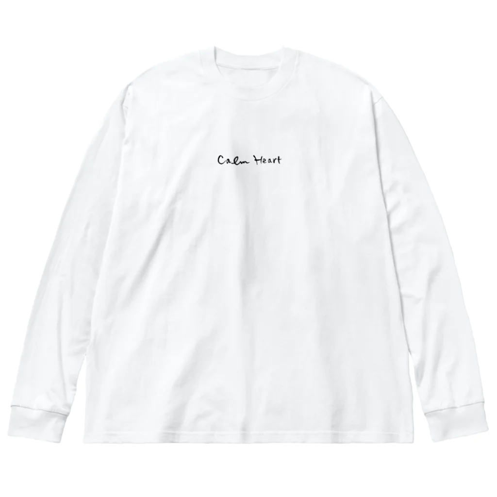 しあわせアートプロダクツのcalm Heart  Big Long Sleeve T-Shirt