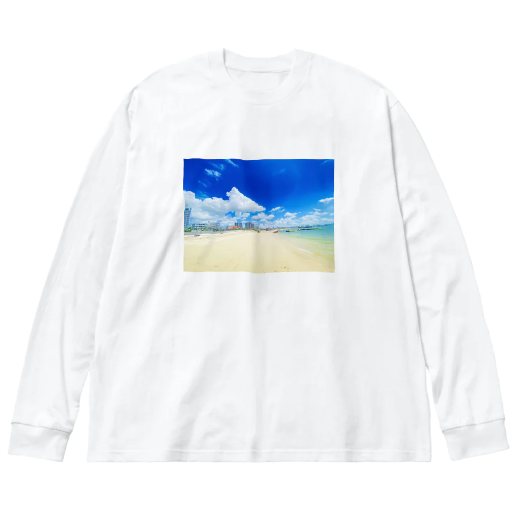 shoumaOriginalDesignのアラハビーチ ビッグシルエットロングスリーブTシャツ