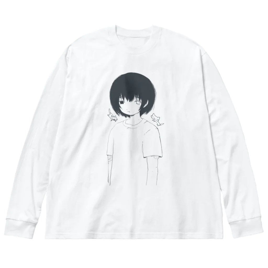 篠しろのたくさん あいしたよ ビッグシルエットロングスリーブTシャツ