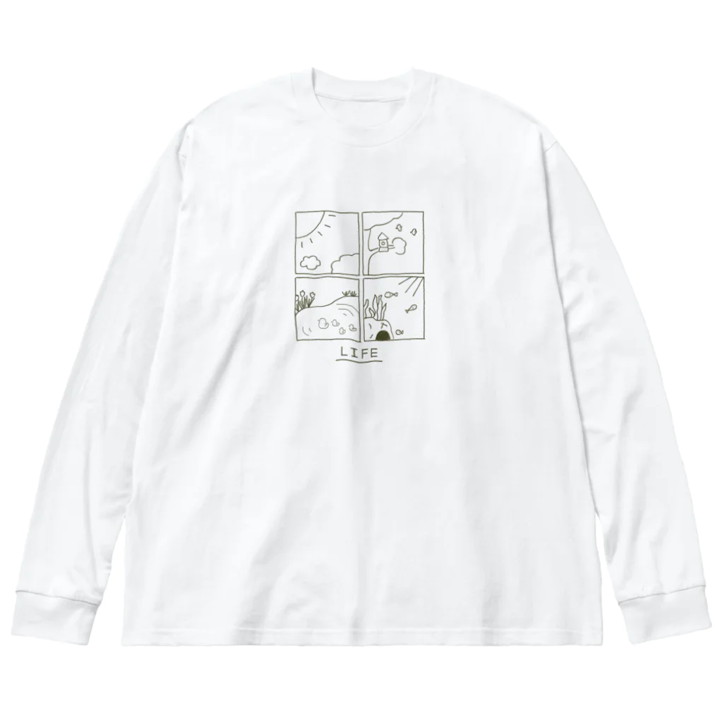 Yuka Kikuchiのlife Big Long Sleeve T-Shirt