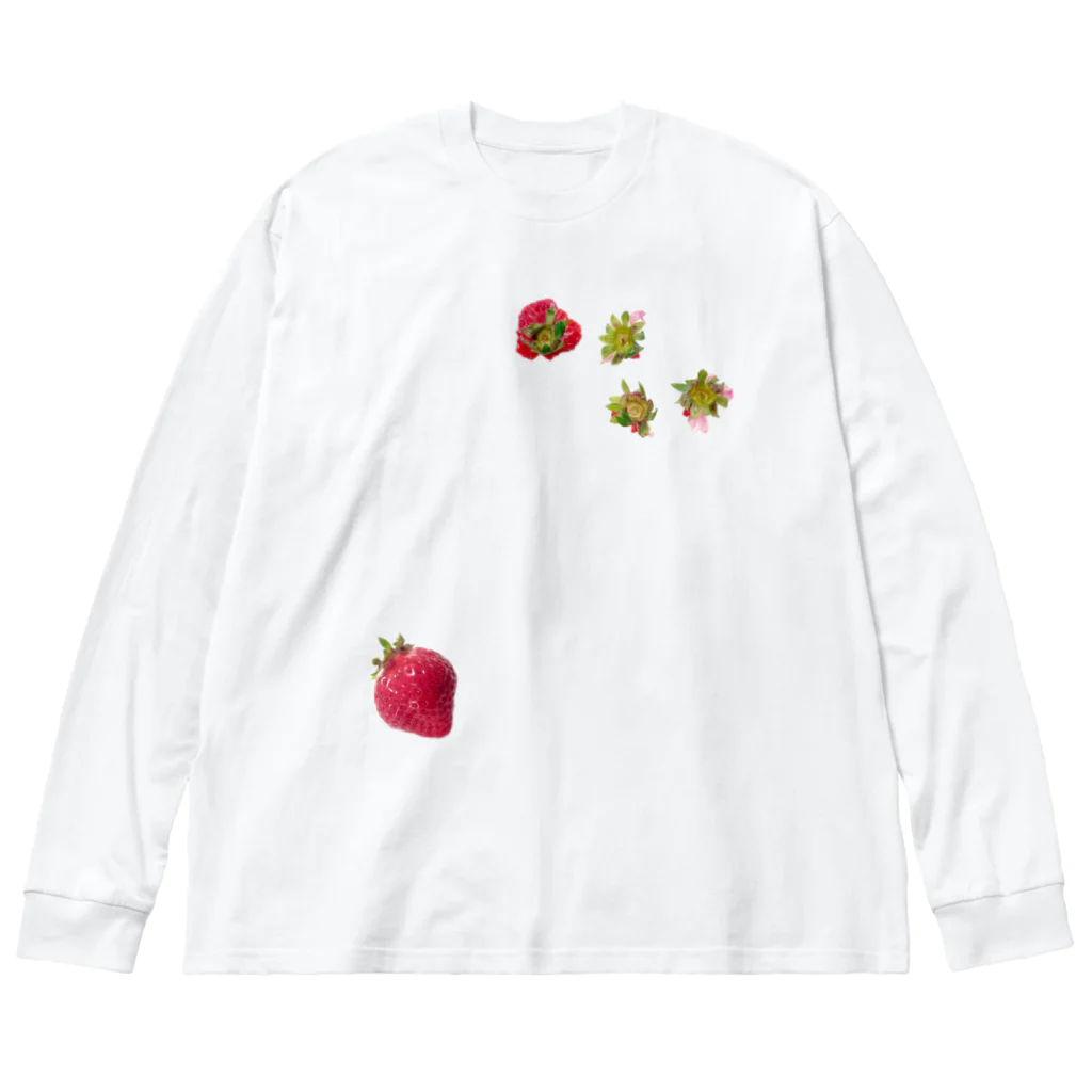 みあまゆあのおいしい苺 Big Long Sleeve T-Shirt