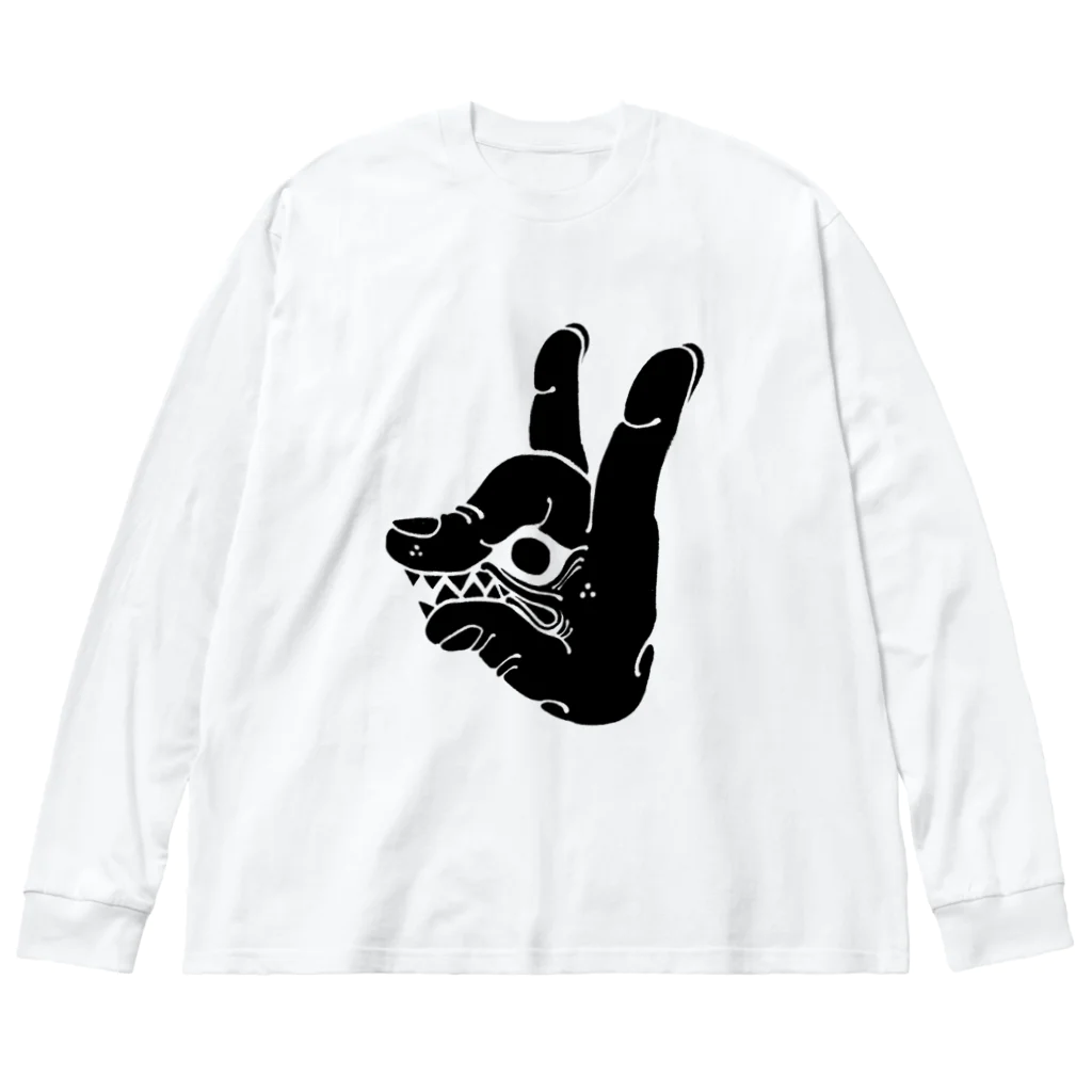 ⛩ イチハチクラブ 18CLUB 🇯🇵  神戸のあ - 阿 - Big Long Sleeve T-Shirt