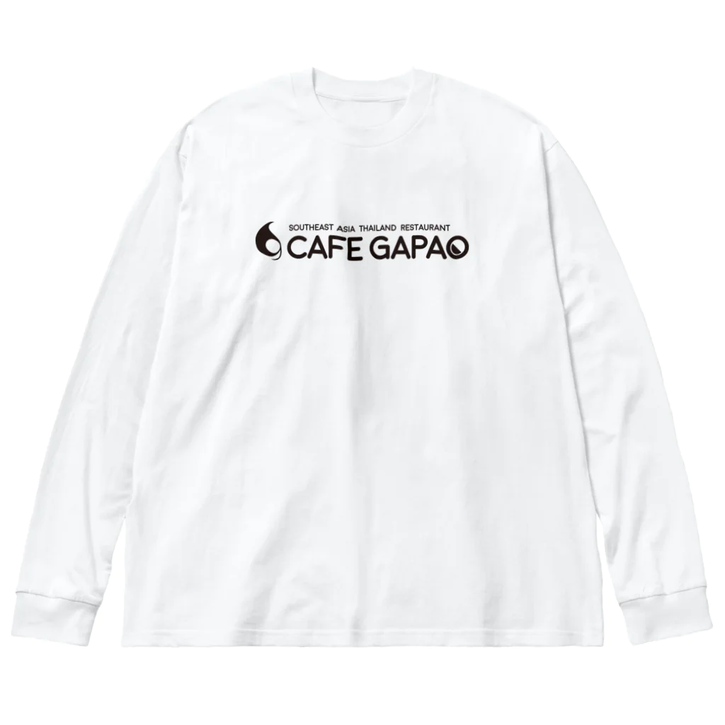 CAFE GAPAO THE SHOPのカフェガパオ公式ロゴグッズ ビッグシルエットロングスリーブTシャツ