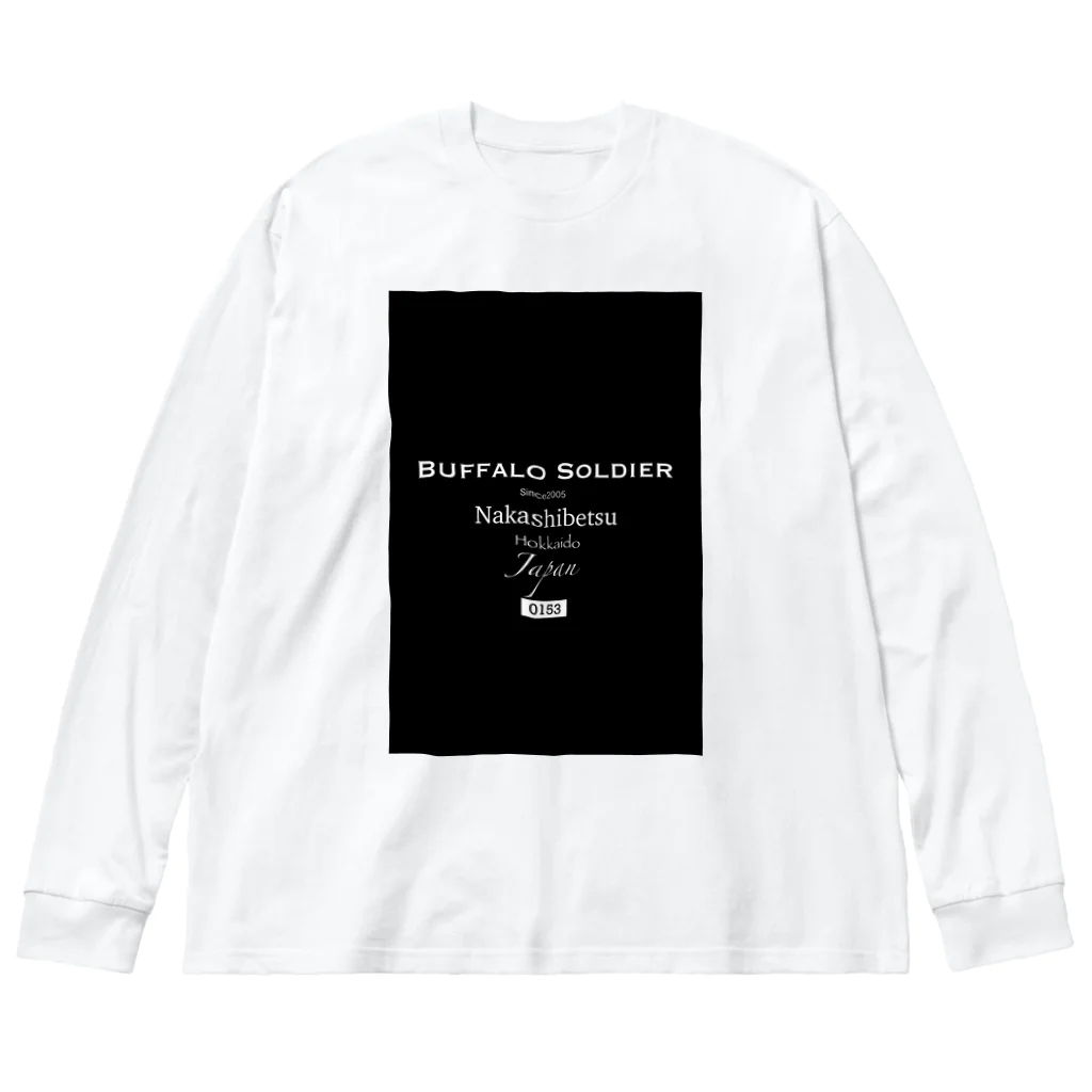 BUFFALO SOLDIER のBUFFALO SOLDIER LETTER  ビッグシルエットロングスリーブTシャツ