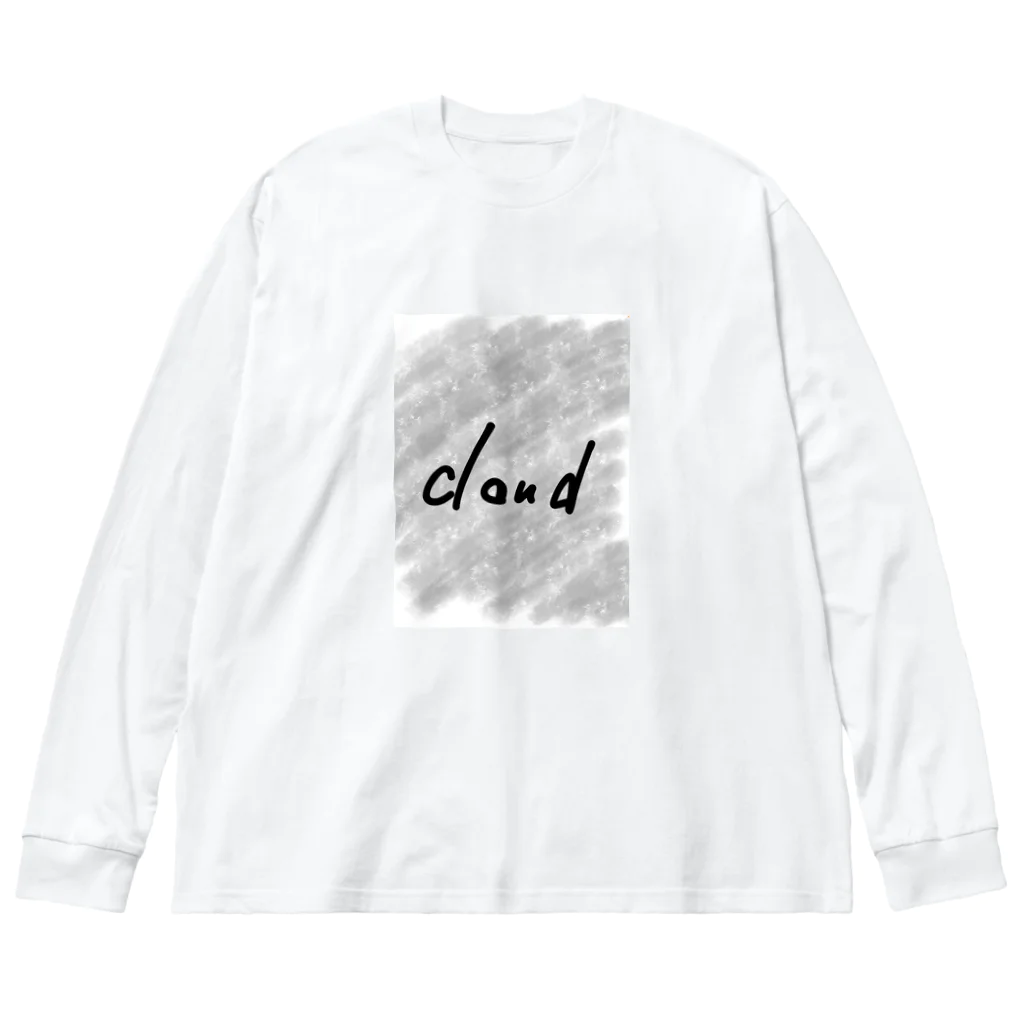 dekoponのcloud ビッグシルエットロングスリーブTシャツ