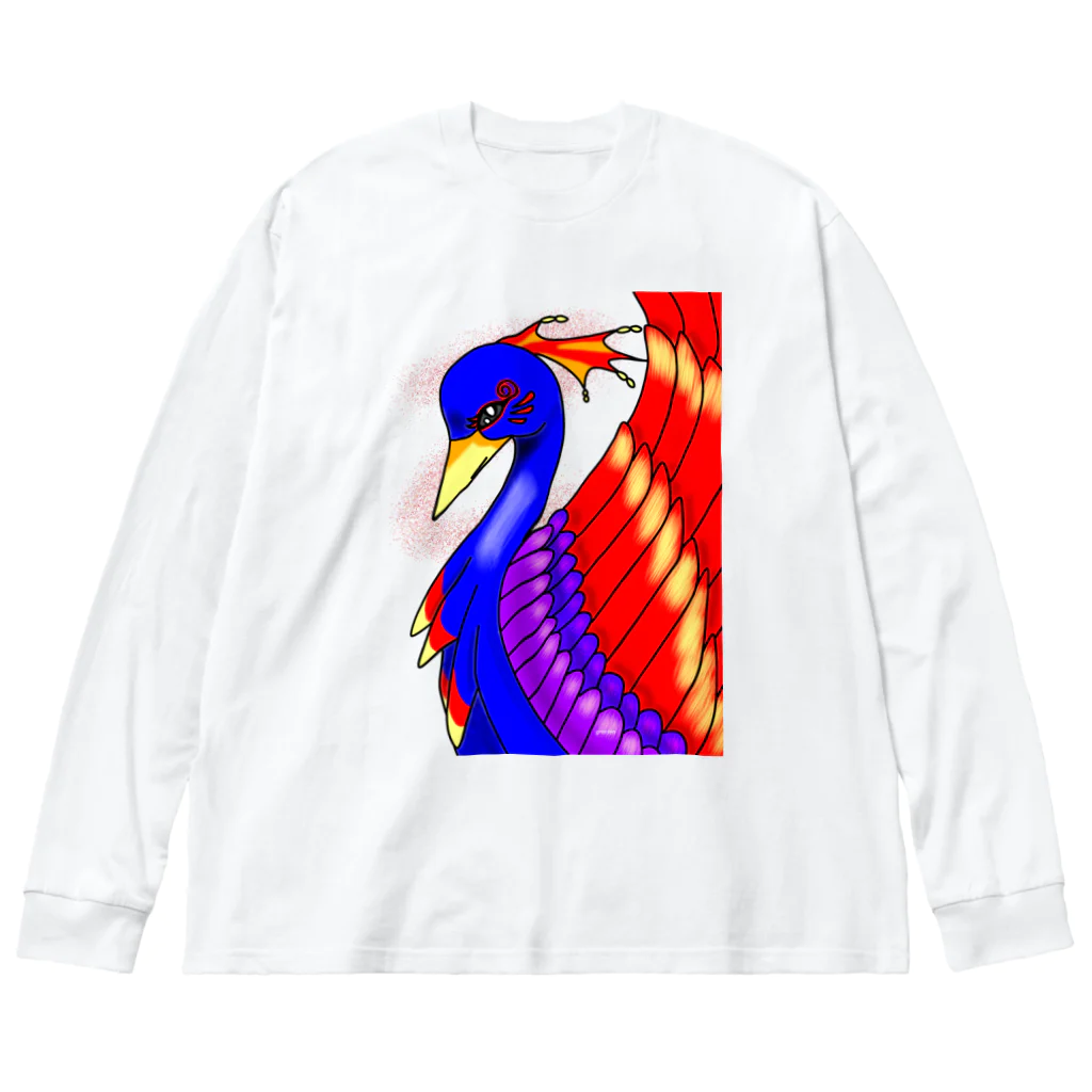 greetenの不死鳥アート  幻想世界 Big Long Sleeve T-Shirt