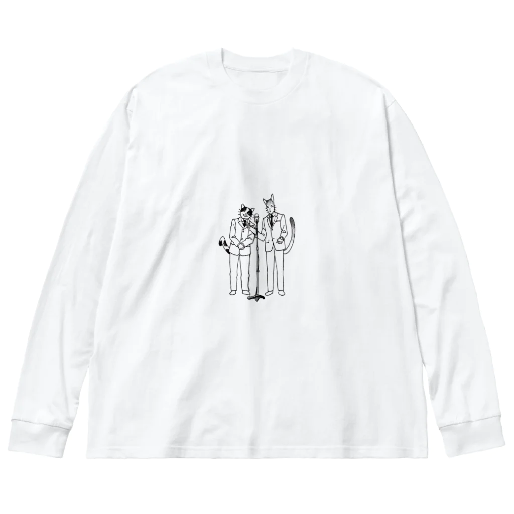 空想画学販売所の猫漫才 Big Long Sleeve T-Shirt