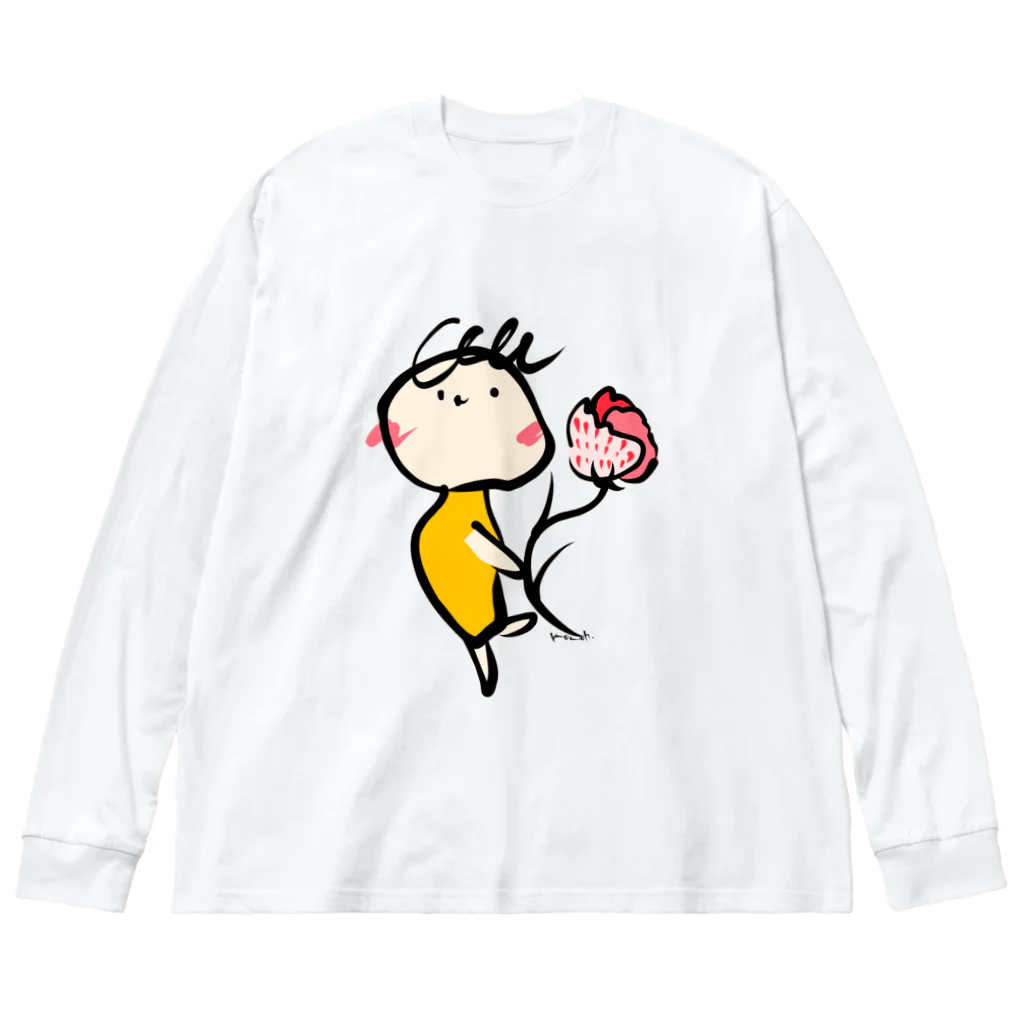 kouohのサンキューママ Big Long Sleeve T-Shirt