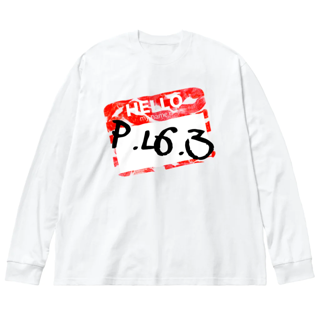 P.L.6.3のHello P.L6.3【Kiss】 ビッグシルエットロングスリーブTシャツ