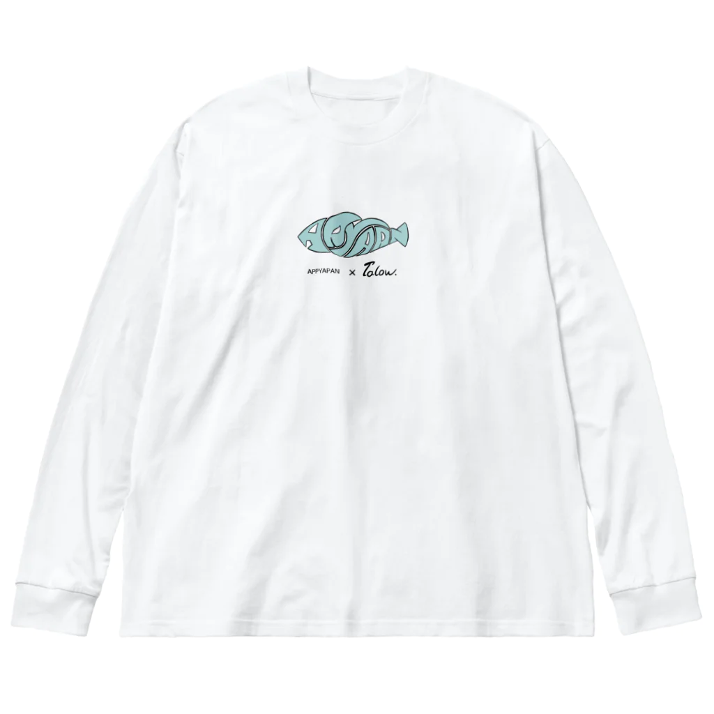 APPYAPANのAngler “APPYAPAN × Talow “ ビッグシルエットロングスリーブTシャツ