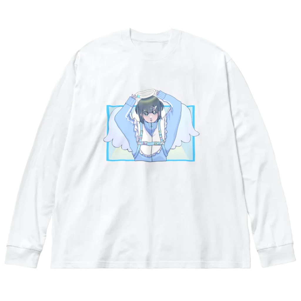 Snake2の偽物天使ちゃん Big Long Sleeve T-Shirt