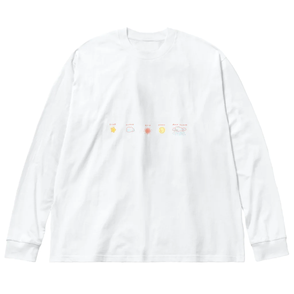 Shionogiのお天気(ゆるゆる) ビッグシルエットロングスリーブTシャツ