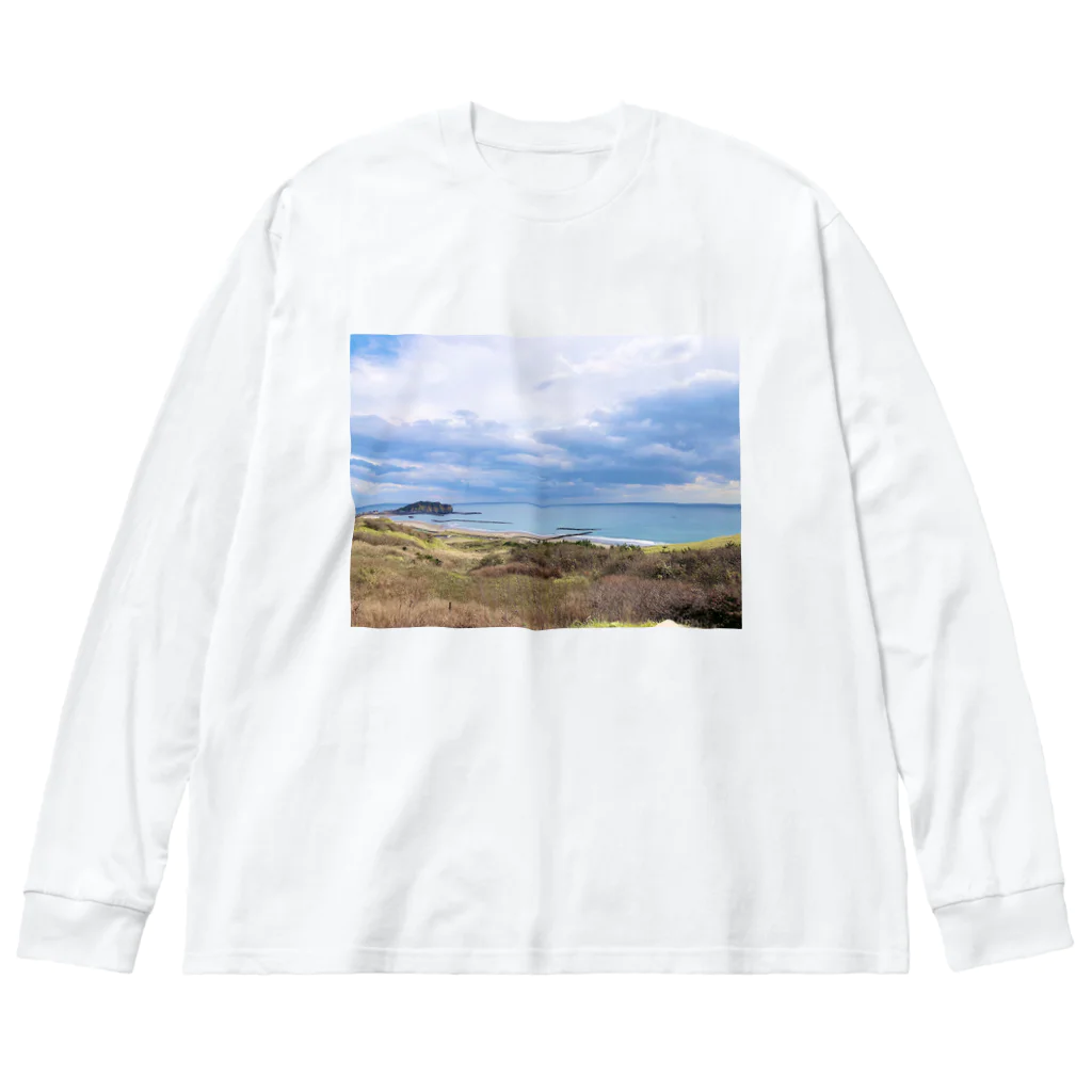 あべこのお店 の北海道の海 Big Long Sleeve T-Shirt