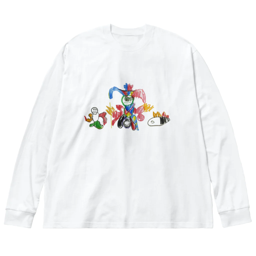 baby-humming の伝説モンスターズ　～ピエロと仲間たち～ Big Long Sleeve T-Shirt