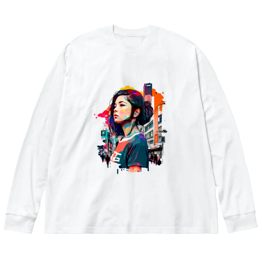 CITY GIRLSのCITY GIRL E Big Long Sleeve T-Shirt