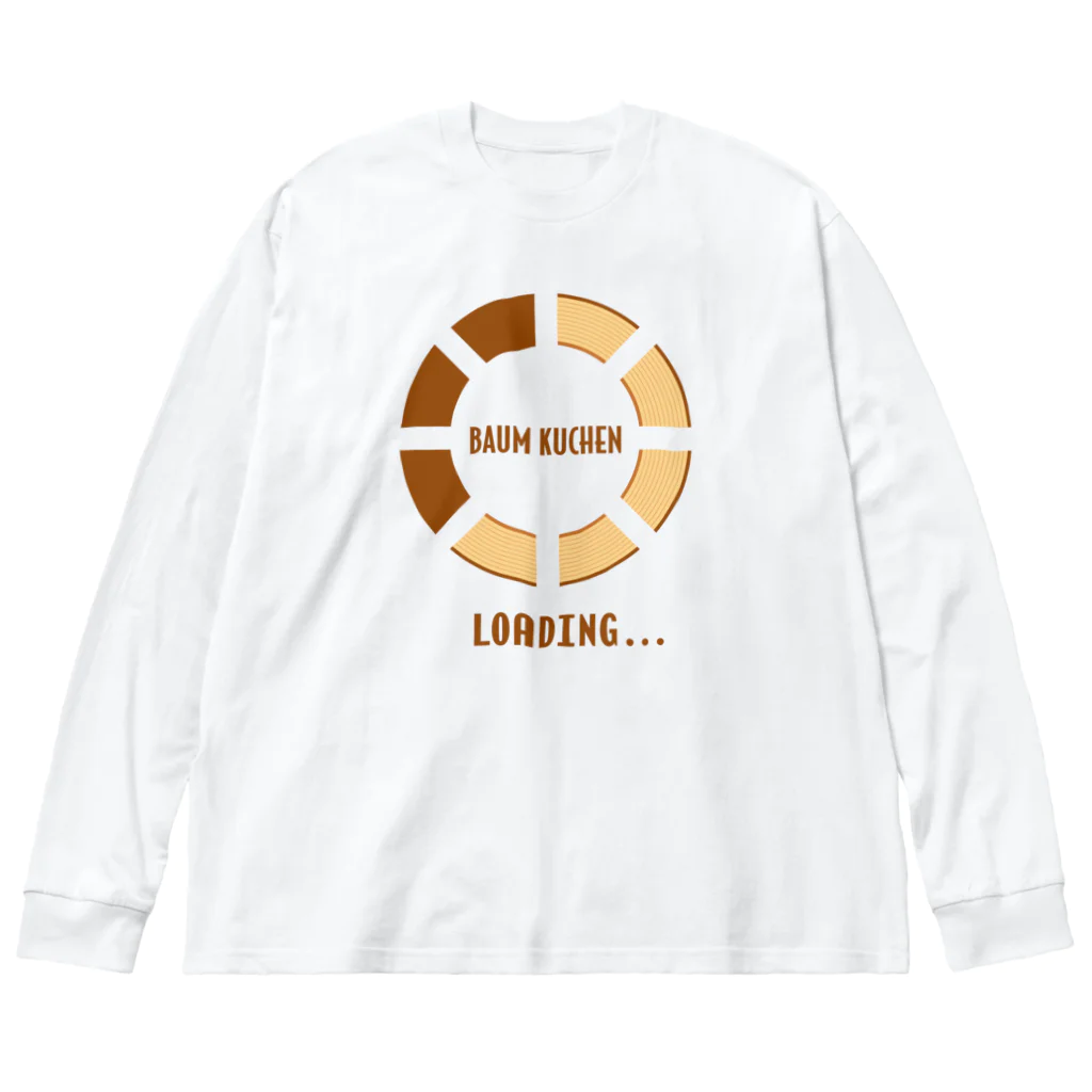 【予告】第２弾！#SUZURIのTシャツセール開催！！！★kg_shopのローディングバウムクーヘン Big Long Sleeve T-Shirt