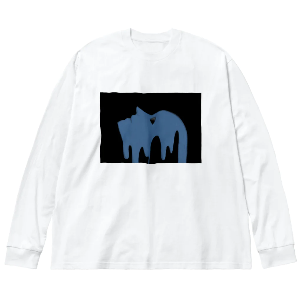 ﾆﾝｼﾞﾝｲｯﾎﾟﾝの沈溶 Big Long Sleeve T-Shirt