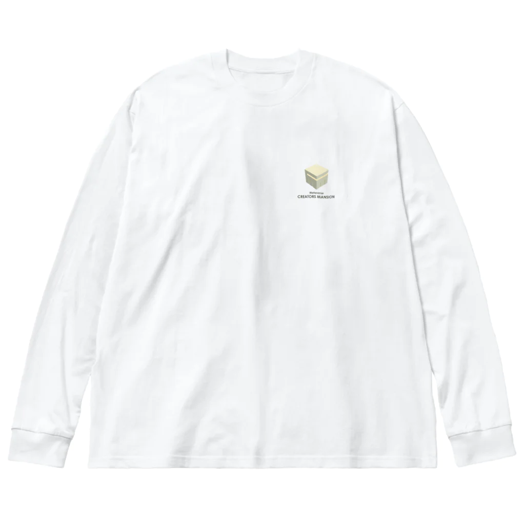 metaversenaviのMetaverse CREATORS MANSION Big Long Sleeve T-Shirt