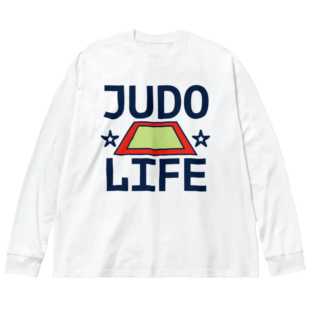 sports_tower スポーツタワーの柔道・JUDO・じゅうどう・グッズ・デザイン・武道・#Tシャツ・柔(やわら)の術・投げ技・固め技・当身技・格闘技・日本・柔術・男子・女子・かっこいい・かわいい・強靭・選手・柔よく剛を制す・世界・柔道場 Big Long Sleeve T-Shirt