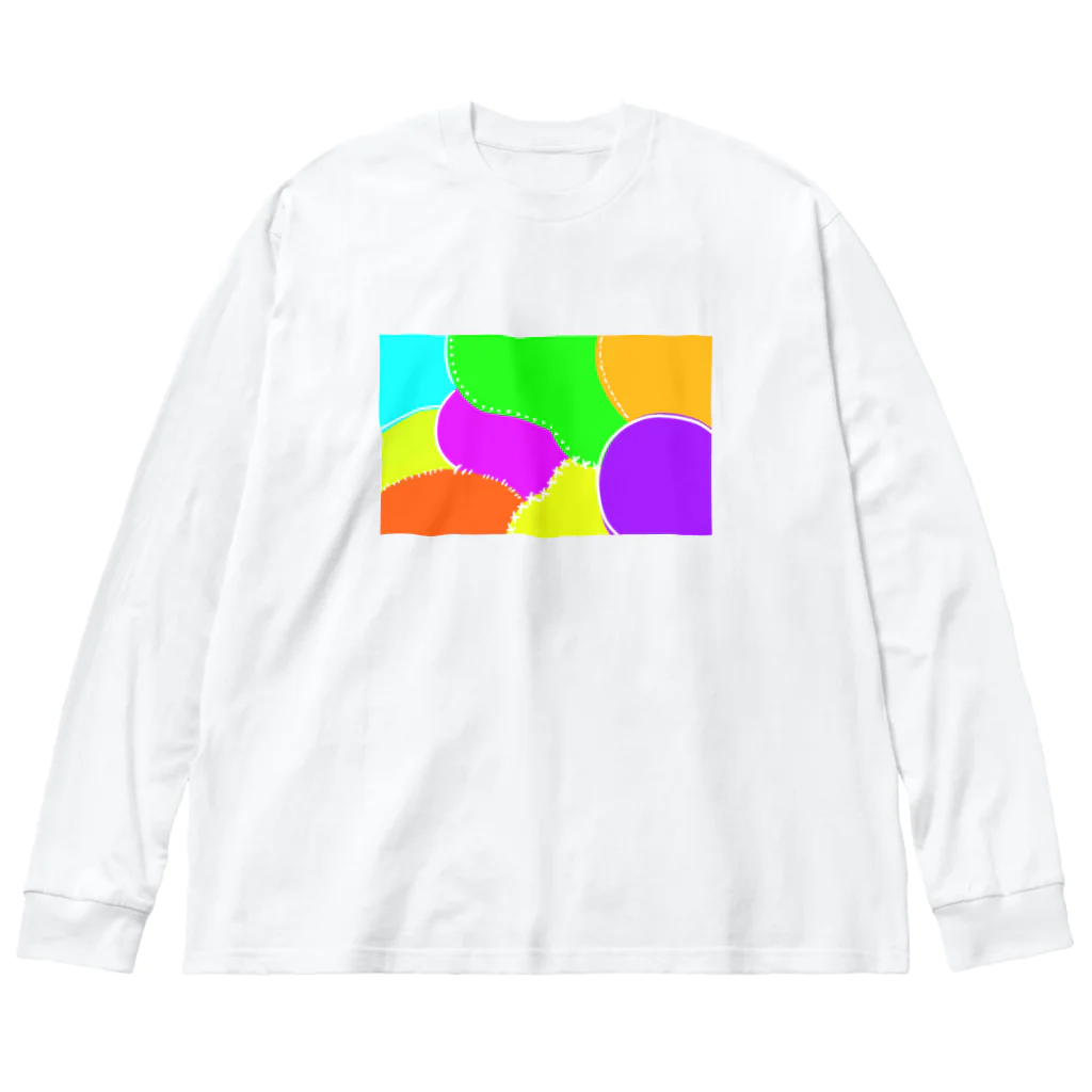 ミクノガレのカラフルでテンション上げてこ Big Long Sleeve T-Shirt