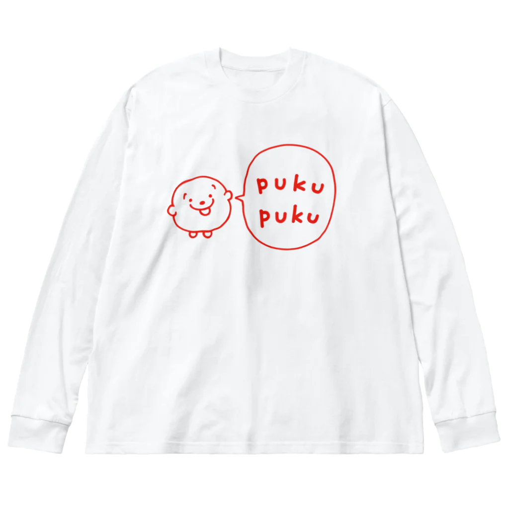 穂の湯のPuku Puku ビッグシルエットロングスリーブTシャツ