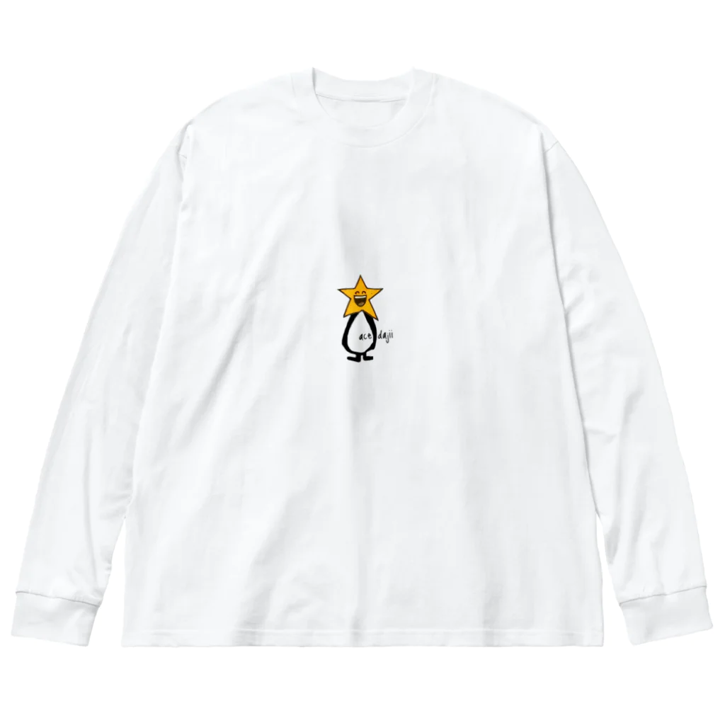 Kenjii☺︎DajiiのSTAR  ビッグシルエットロングスリーブTシャツ