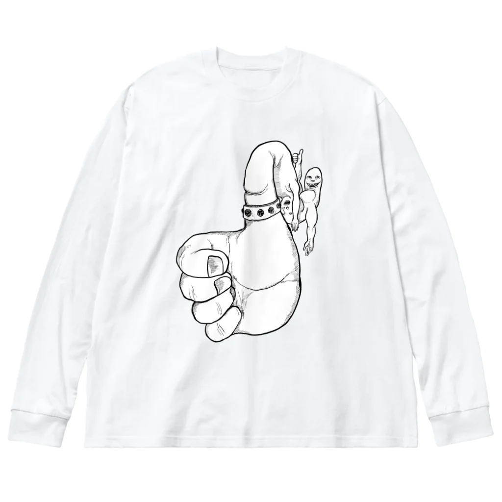 OtoMoyaの異様なグッド Big Long Sleeve T-Shirt