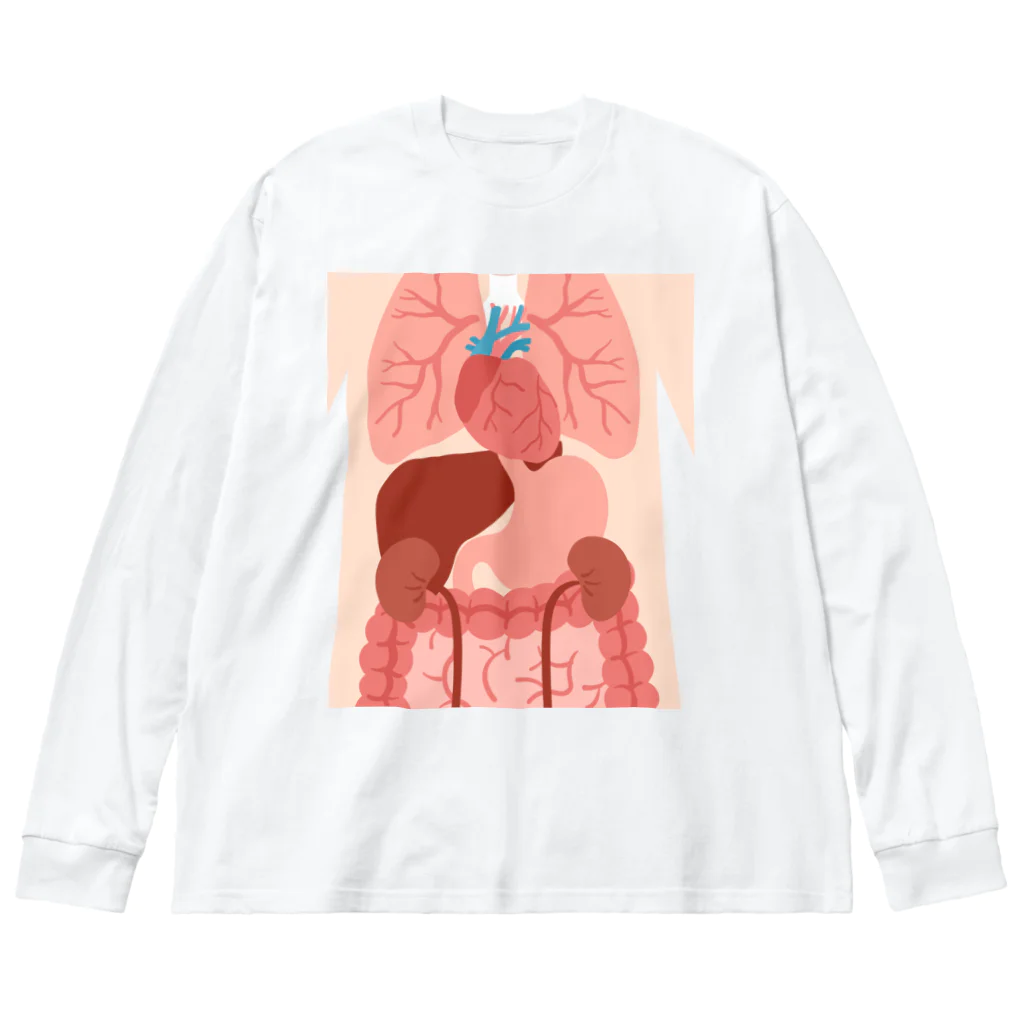 Art-soulのIn the body Big Long Sleeve T-Shirt