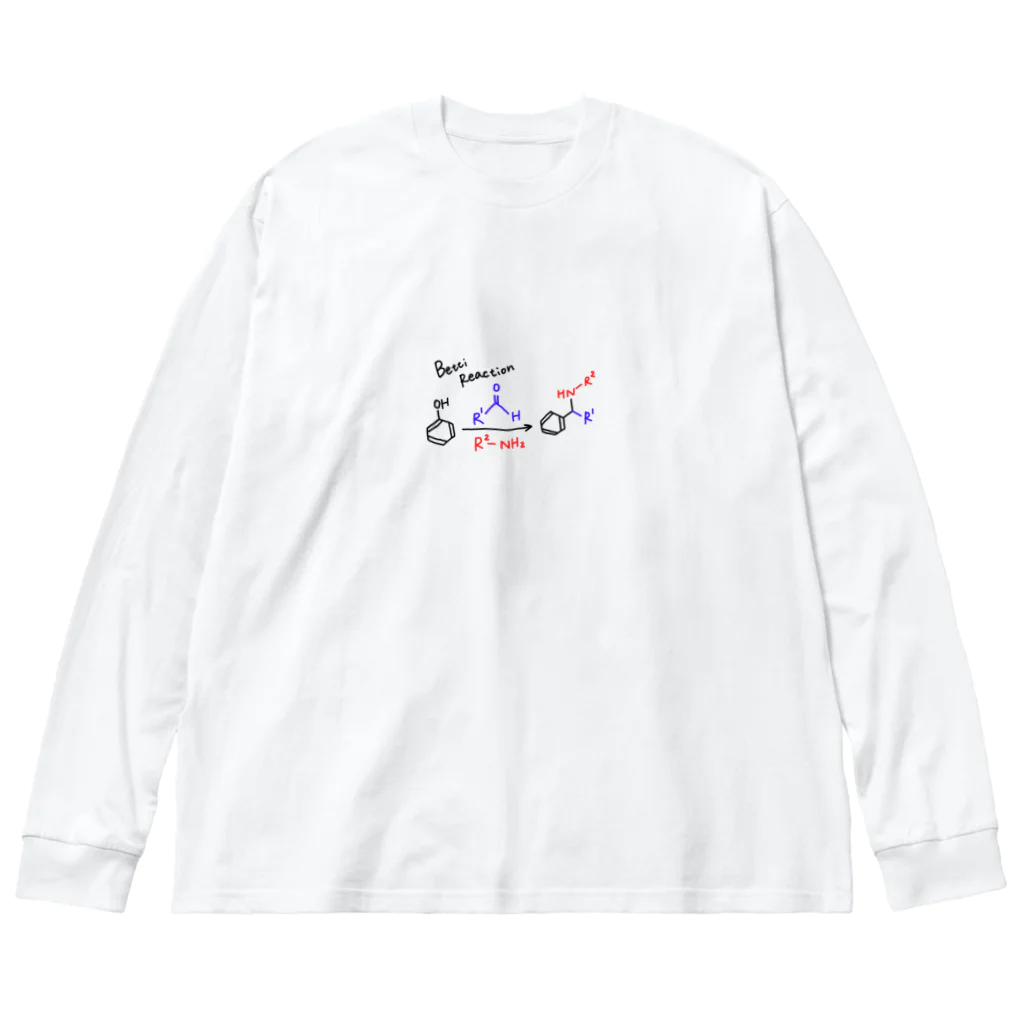 Rakugaki SanのBetti reaction Big Long Sleeve T-Shirt