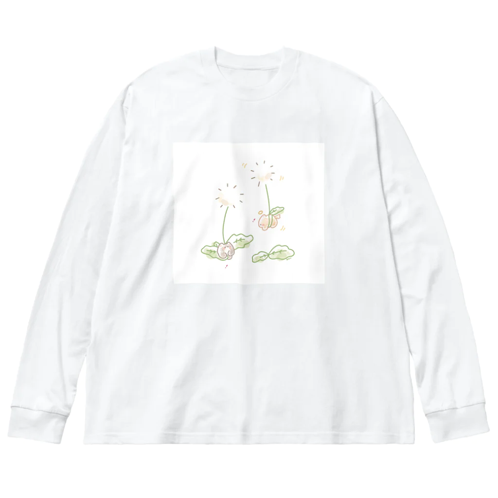 ぽん(おいぬ)🐶のたんぽぽと空陸くん Big Long Sleeve T-Shirt