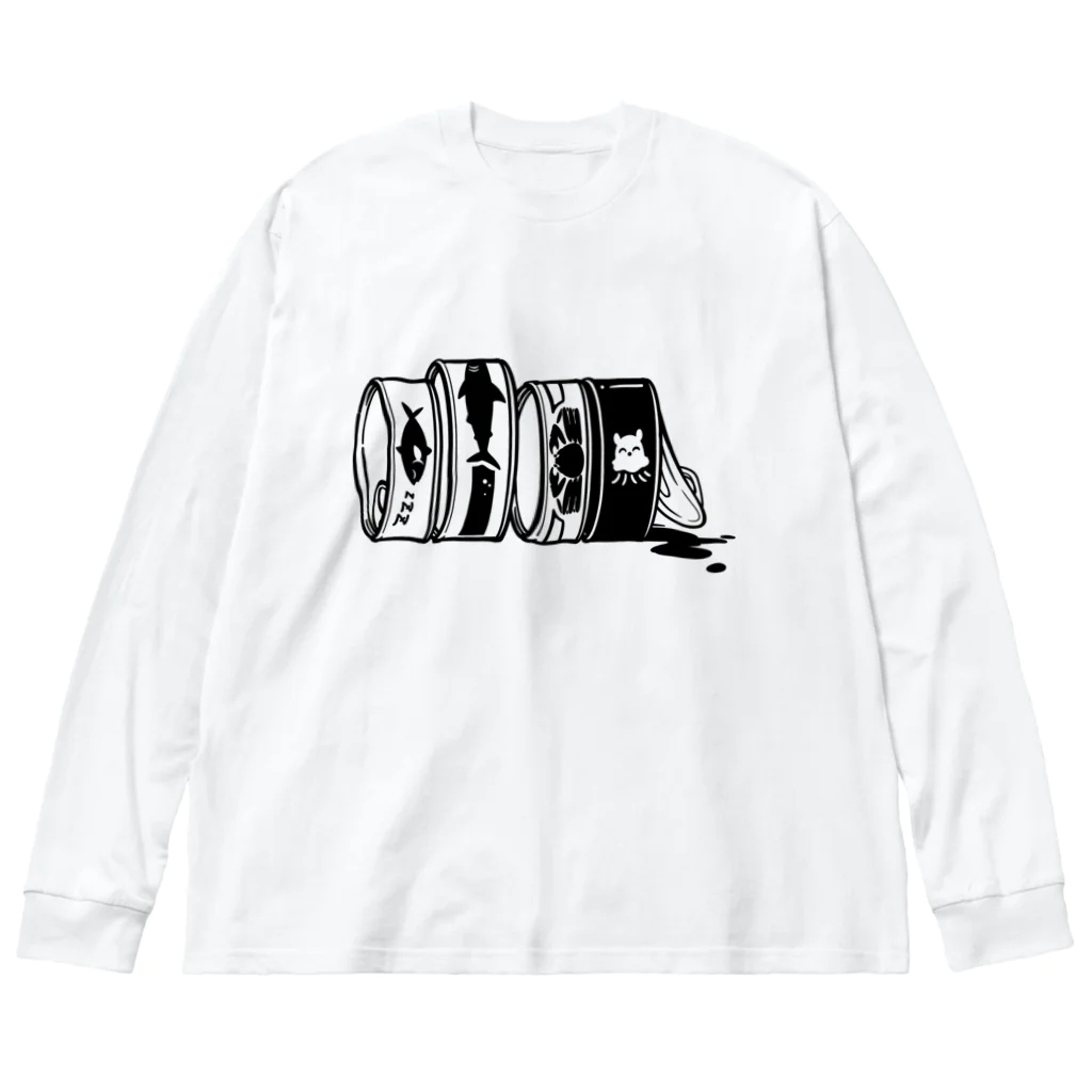 塔感覚のカン詰め Big Long Sleeve T-Shirt