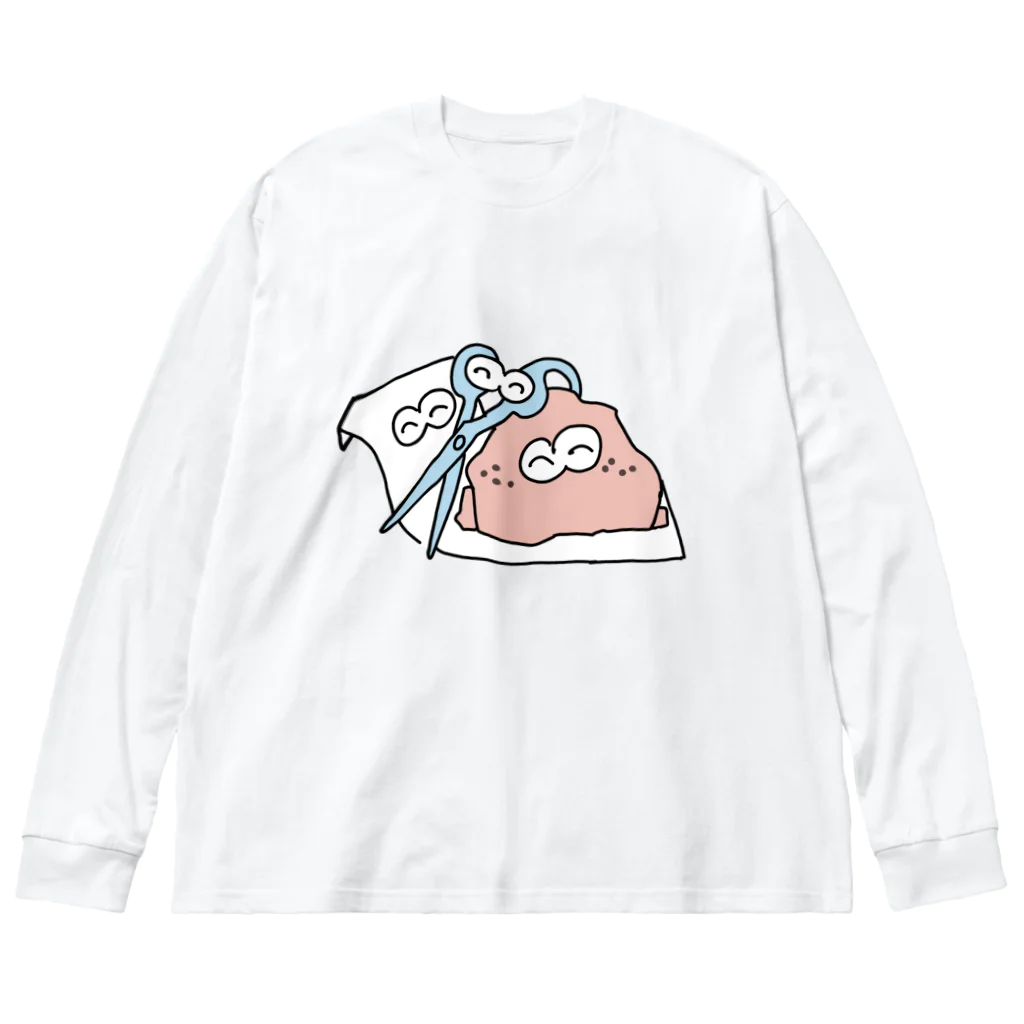 塔感覚のじゃんけん和平 Big Long Sleeve T-Shirt