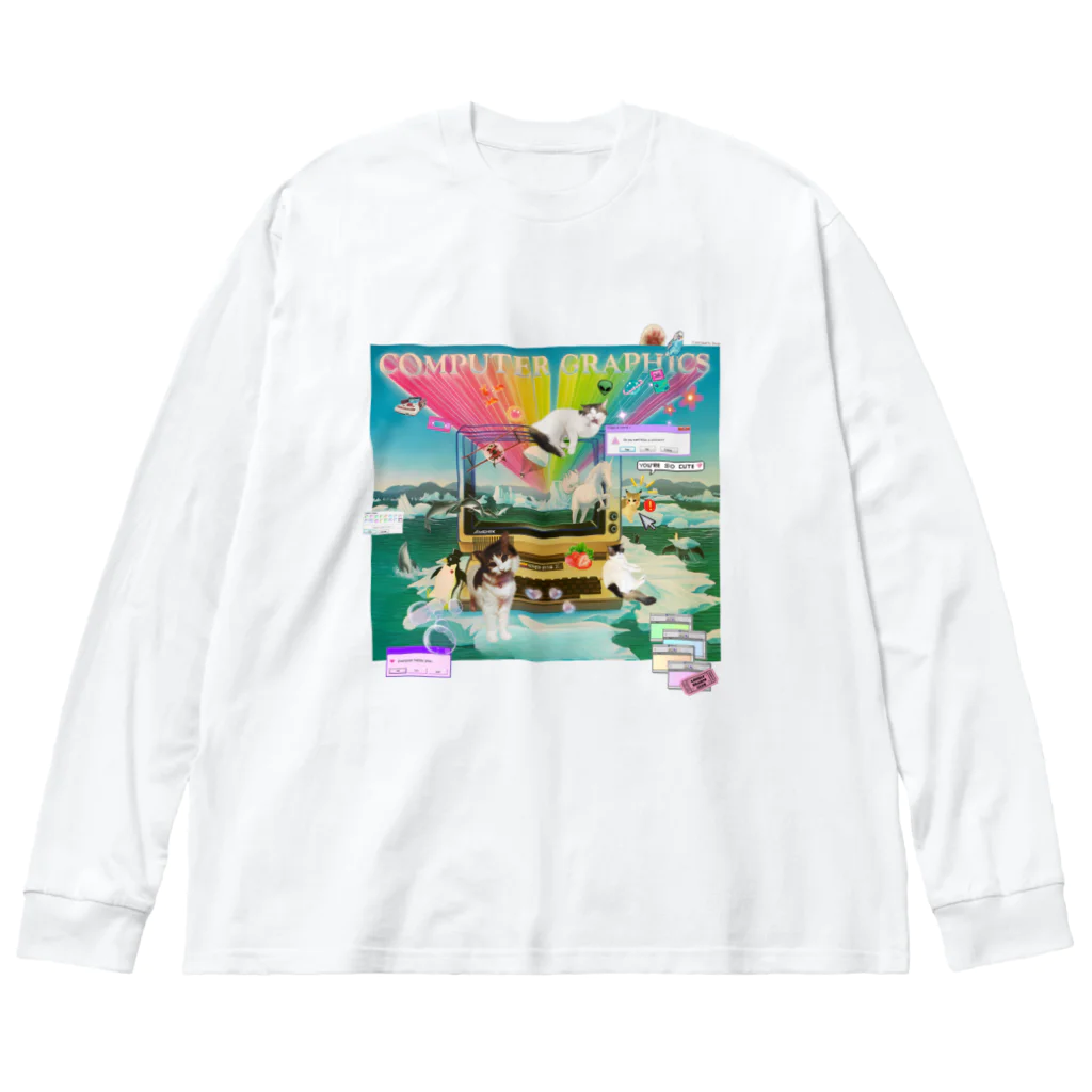 𝙈𝙊𝙈𝙊'𝙨 𝙎𝙝𝙤𝙥の#Computer graphics 2023 Big Long Sleeve T-Shirt