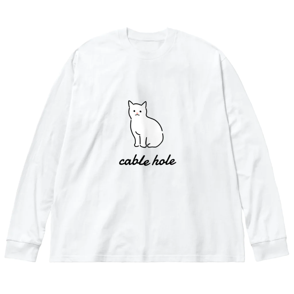 うちのこメーカーのcable hole ビッグシルエットロングスリーブTシャツ