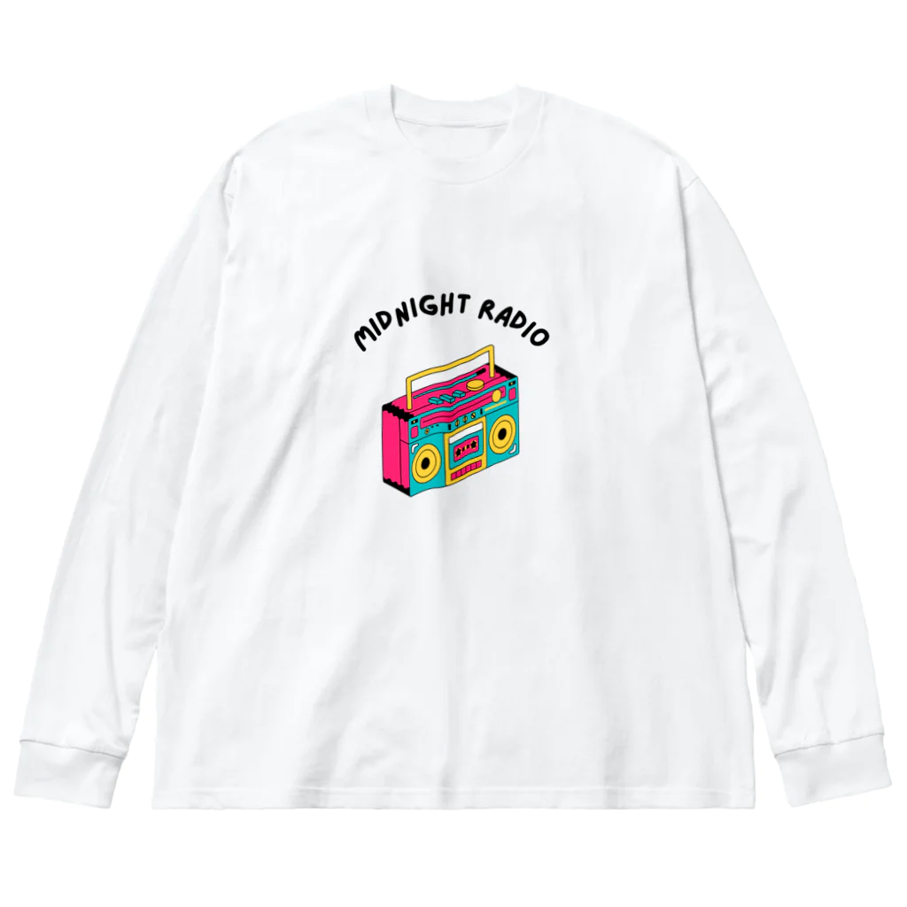 honeycombのMidnight Radio ビッグシルエットロングスリーブTシャツ