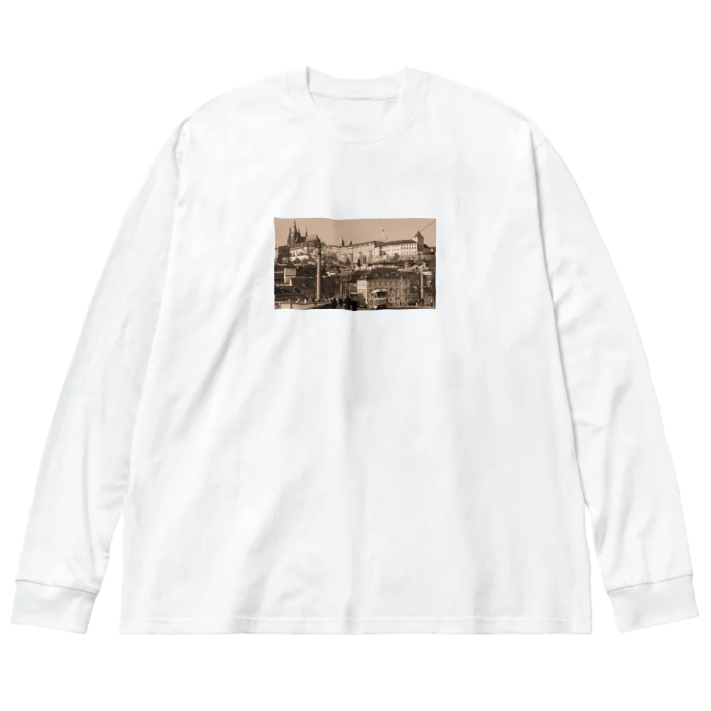 stazione_cleのプラハ城 Big Long Sleeve T-Shirt