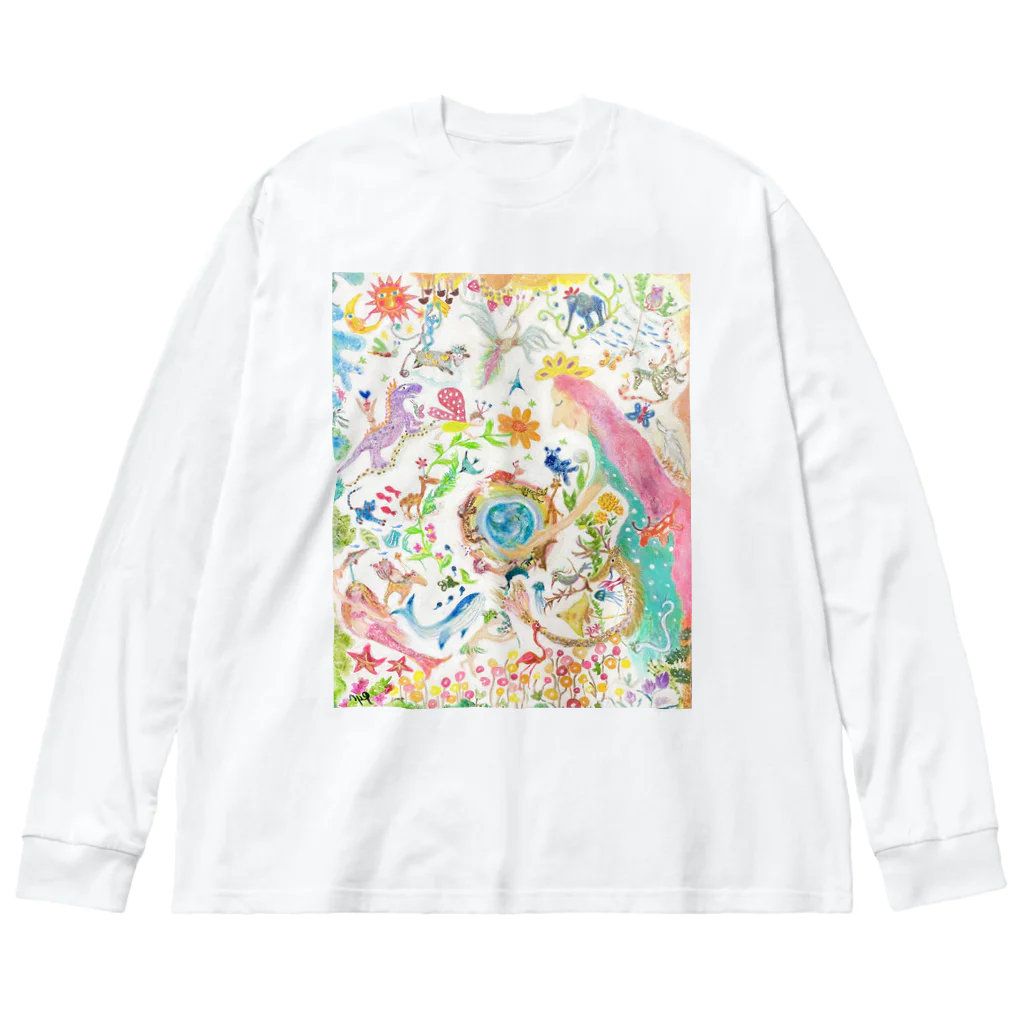 RyncosmogonyのParadise ビッグシルエットロングスリーブTシャツ