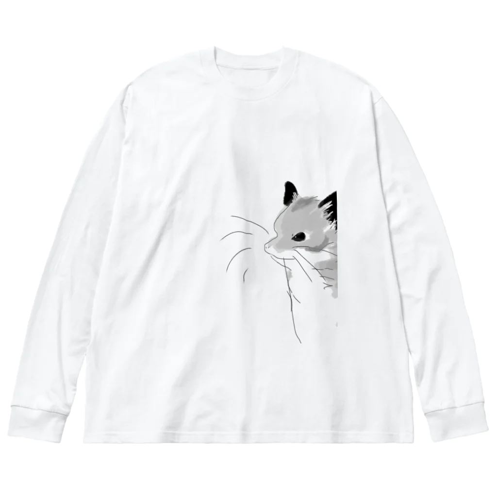 izumimimimimimiのちょっと真面目なハムスター君 Big Long Sleeve T-Shirt