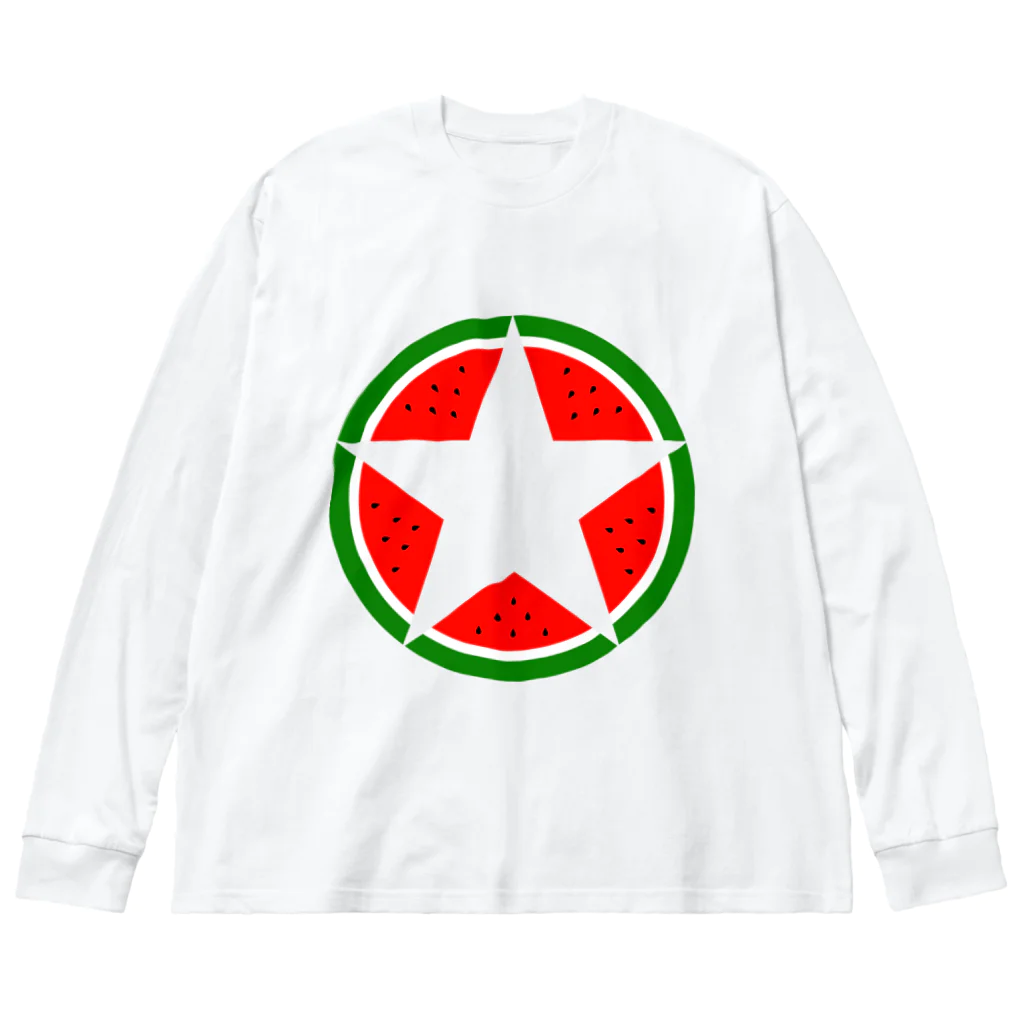 SuzutakaのSuica star Big Long Sleeve T-Shirt