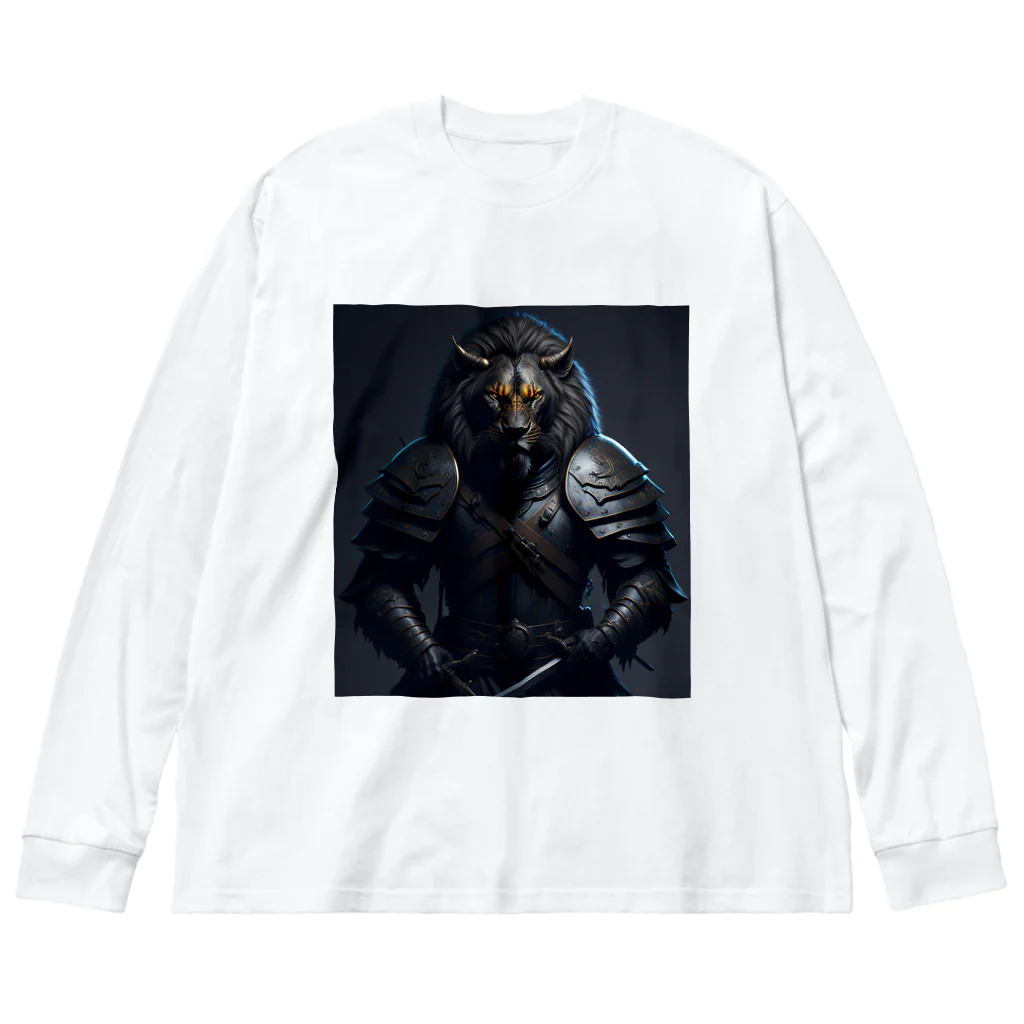 AI-assembleの百獣の王ライオン侍 Big Long Sleeve T-Shirt