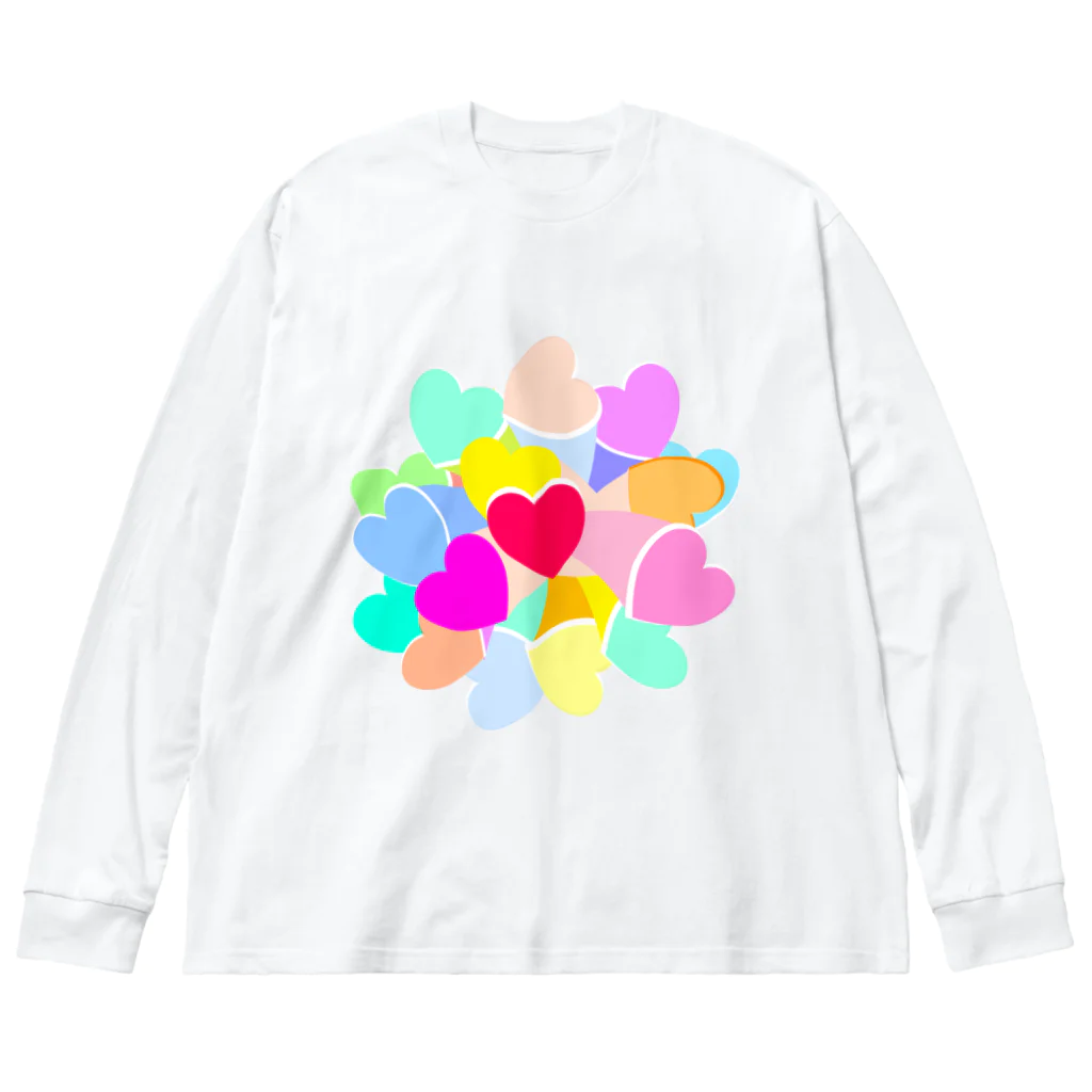 Suzutakaの幸せの花束 ビッグシルエットロングスリーブTシャツ