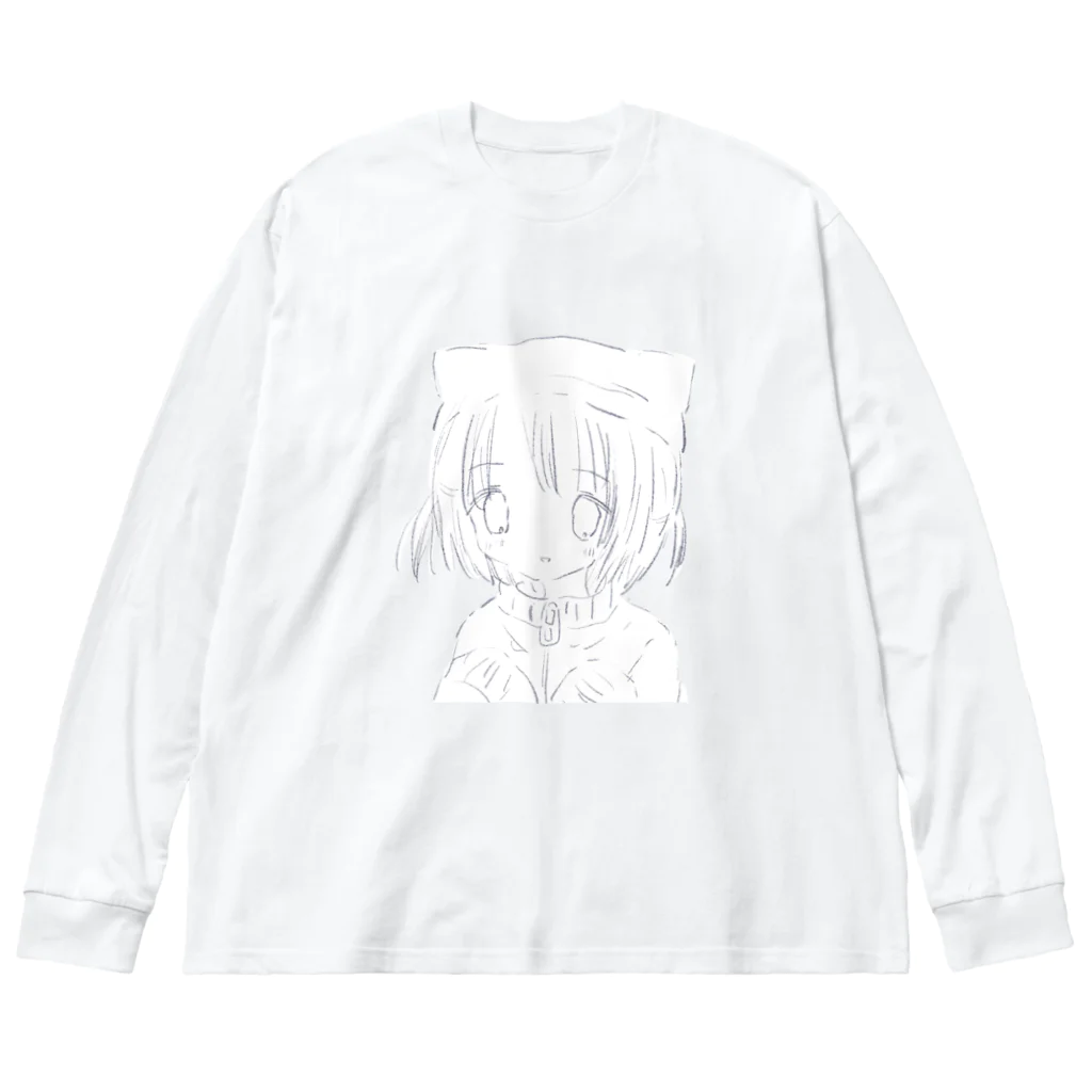 あくむ病院のふわねこ・しんどろ～む Big Long Sleeve T-Shirt