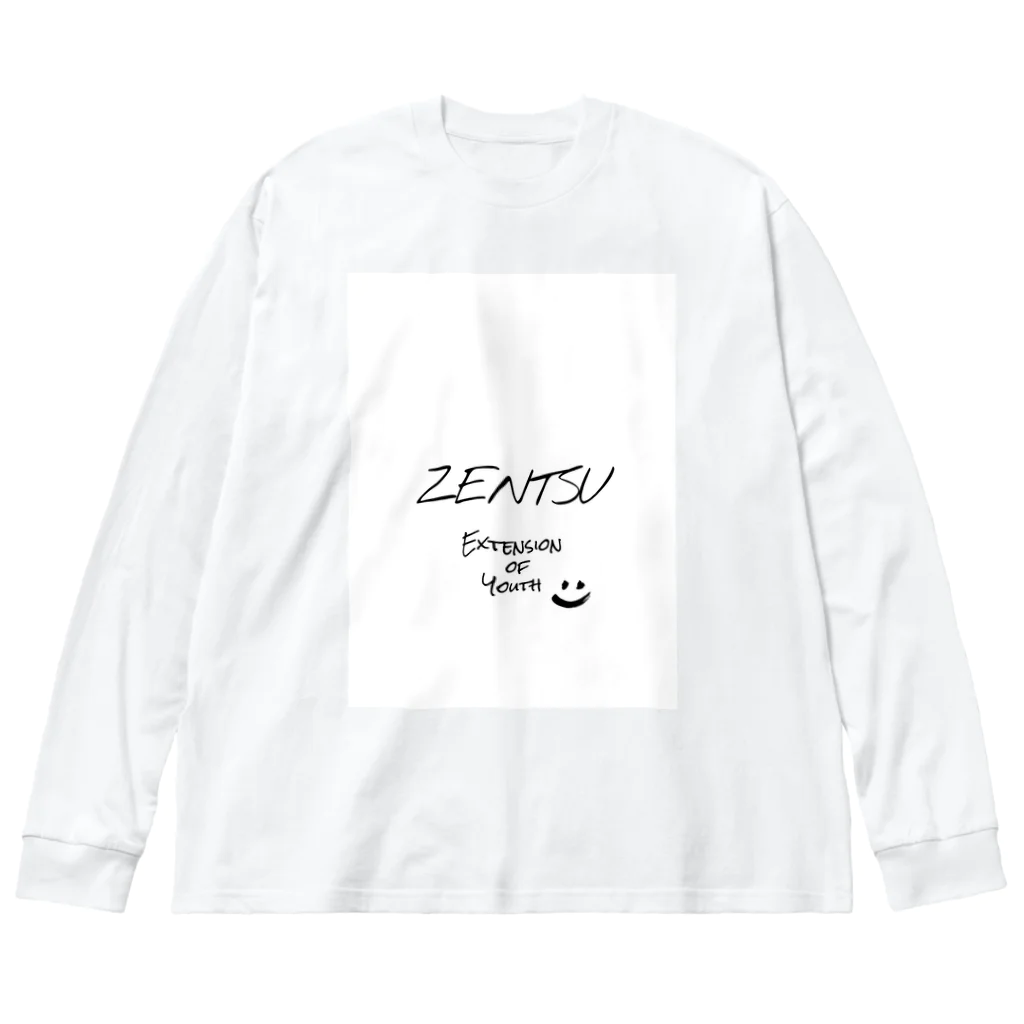 ZENTSU　社会人麻雀サークルのZENTSU ビッグシルエットロングスリーブTシャツ