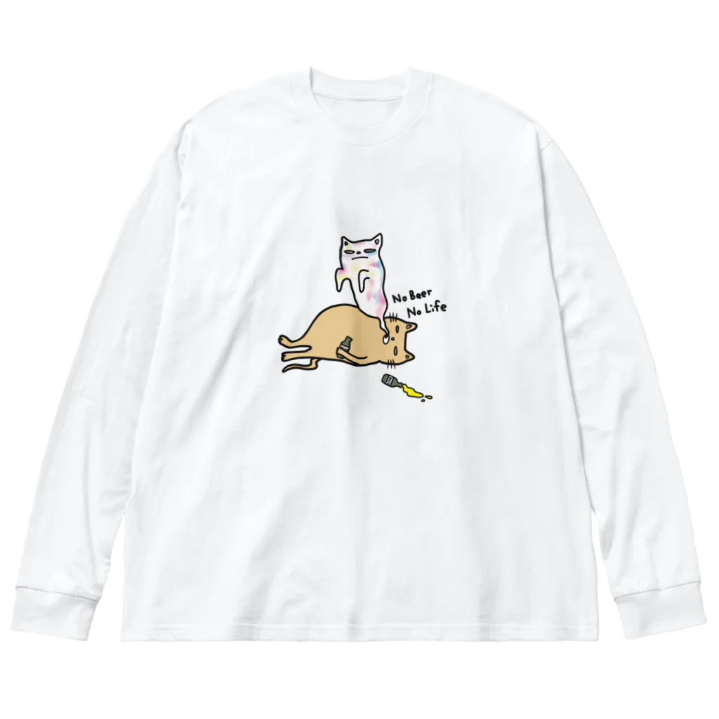 ヒロシオーバーダイブの飲み過ぎ幽体離脱 Big Long Sleeve T-Shirt