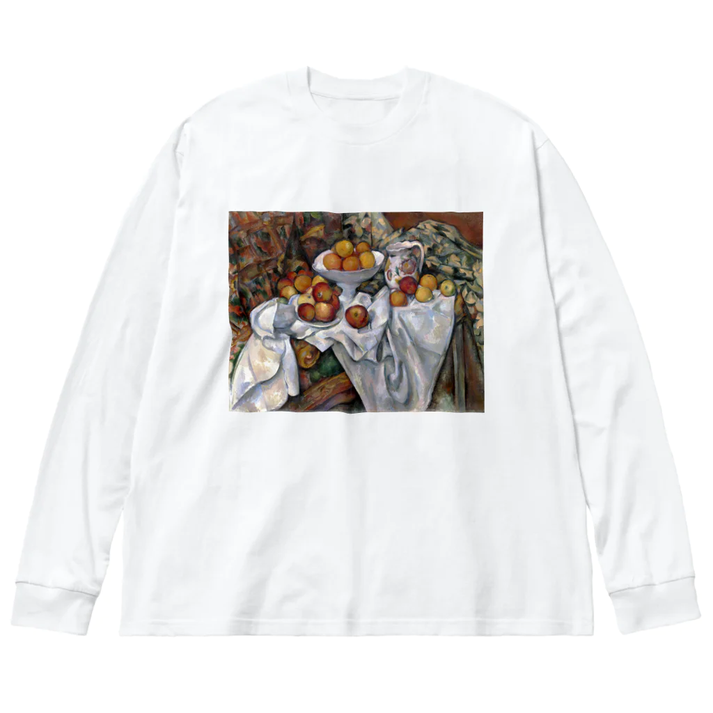 世界美術商店のリンゴとオレンジ / Apples and Oranges Big Long Sleeve T-Shirt