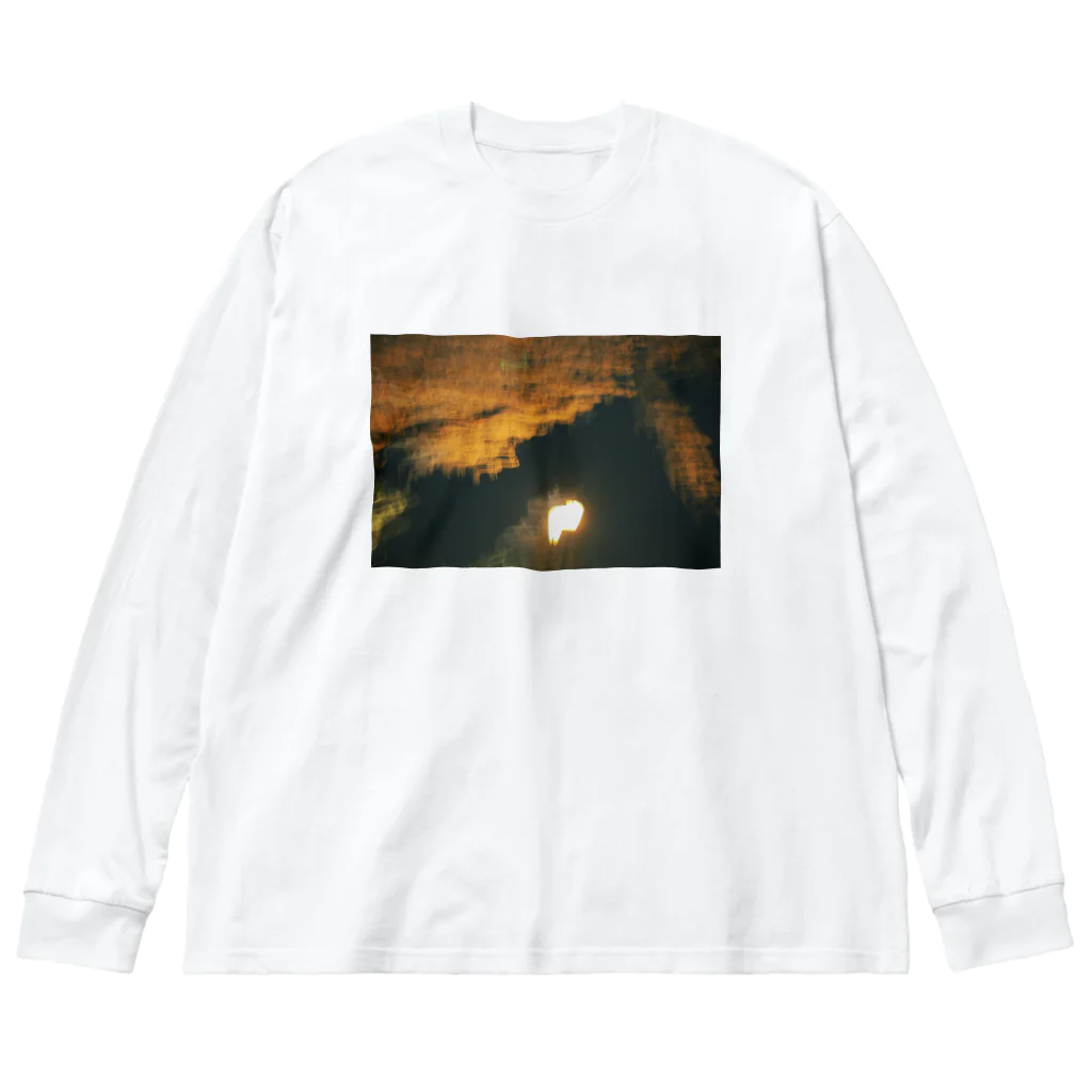 なつこ。の油絵のような写真Ｔシャツ ビッグシルエットロングスリーブTシャツ