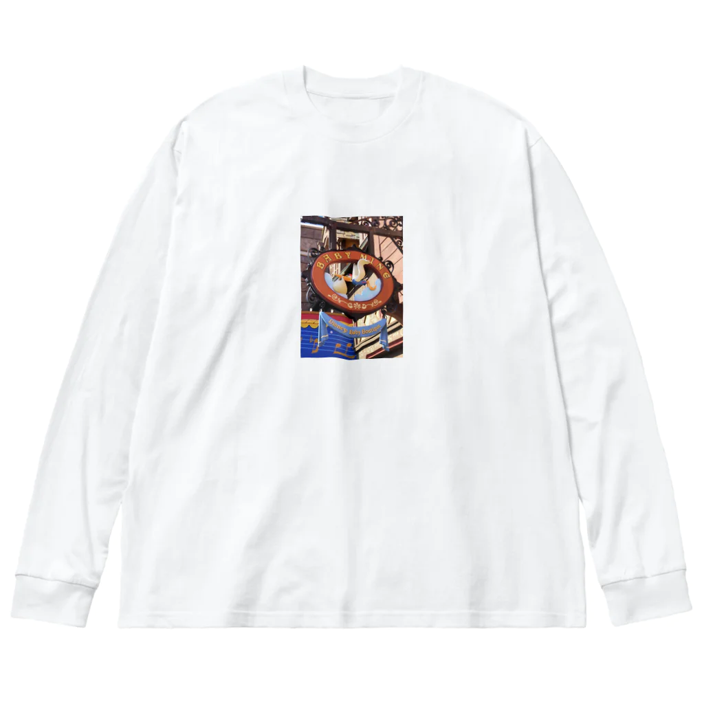 みちゅぱの子宝運パワースポット・コウノトリさんが赤ちゃんを運んできてくれる♡ Big Long Sleeve T-Shirt