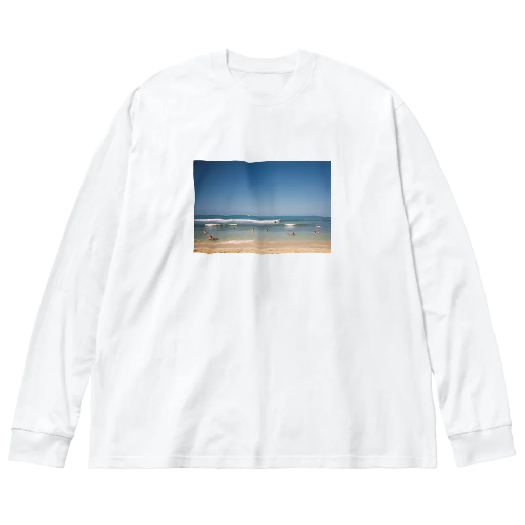 りんのTシャツ屋さんのワイキキビーチ Big Long Sleeve T-Shirt